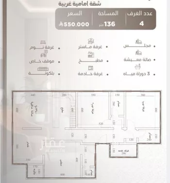 شقة للبيع في شارع حصين بن محصن, حي النعيم, مدينة جدة, منطقة مكة المكرمة صورة 2
