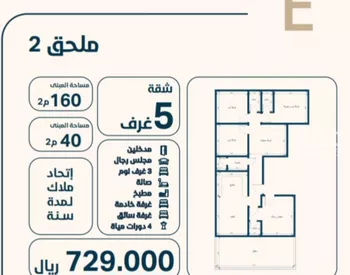 شقة للبيع في شارع ابو اميه الشعباني, حي النعيم, مدينة جدة, منطقة مكة المكرمة صورة 3