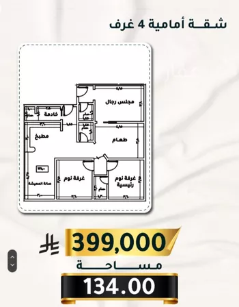 شقة للبيع في شارع الاسود, حي الثغر, مدينة جدة, منطقة مكة المكرمة