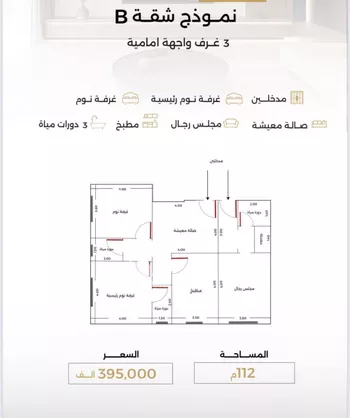 شقة للبيع في شارع أحمد بن طلحه, حي الصفاء, مدينة جدة, منطقة مكة المكرمة صورة 4