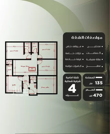شقة للبيع في شارع عروان, حي النزهة, مدينة جدة, منطقة مكة المكرمة