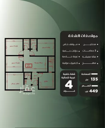 شقة للبيع في شارع عروان, حي النزهة, مدينة جدة, منطقة مكة المكرمة صورة 2