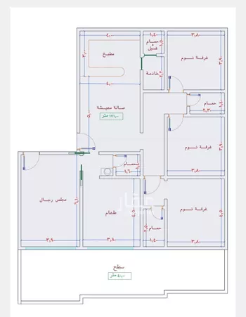 شقة للبيع في شارع الامير عبدالمجيد, حي الصواري, مدينة جدة, منطقة مكة المكرمة صورة 4
