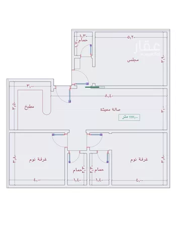 شقة للبيع في شارع السامر, حي الواحة, مدينة جدة, منطقة مكة المكرمة صورة 2