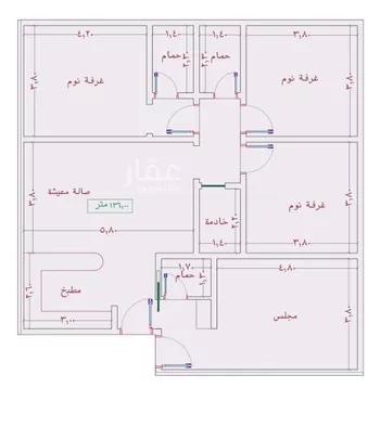 شقة للبيع في شارع السامر, حي الواحة, مدينة جدة, منطقة مكة المكرمة صورة 2