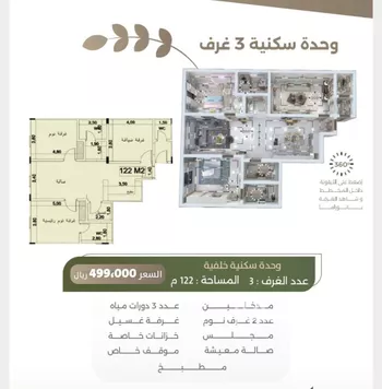 شقة للبيع في شارع سبيل العلم, حي السلامة, مدينة جدة, منطقة مكة المكرمة صورة 2