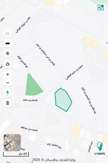 أرض للبيع في شارع الحكم بن عمير, حي بنى ظفر, مدينة المدينه المنوره, منطقة المدينة المنورة صورة 5