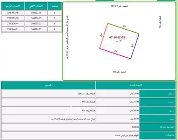 أرض للبيع في شارع جارالله محب الدين الهاشمي, حي عين الخيف, مدينة المدينه المنوره, منطقة المدينة المنورة صورة 2