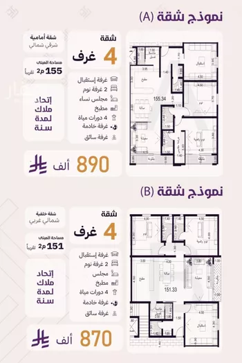 شقة للبيع في شارع سعد بن ذؤيب, حي الزهراء, مدينة جدة, منطقة مكة المكرمة صورة 2
