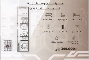 شقة للبيع في شارع غزوه بدر, حي النهضة, مدينة جدة, منطقة مكة المكرمة