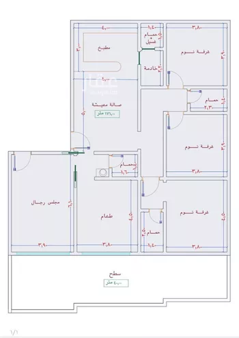 شقة للبيع في شارع الامير عبدالمجيد, حي الصواري, مدينة جدة, منطقة مكة المكرمة صورة 3