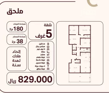 شقة للبيع في شارع المغفره, حي الحمراء, مدينة جدة, منطقة مكة المكرمة صورة 3