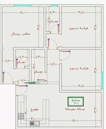 شقة للبيع في شارع الامير عبدالمجيد, حي الصواري, مدينة جدة, منطقة مكة المكرمة صورة 2