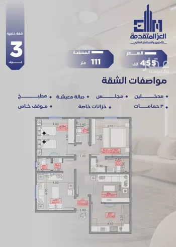 شقة للبيع في شارع عبدالرحمن بن احمد السديري, حي السلامة, مدينة جدة, منطقة مكة المكرمة