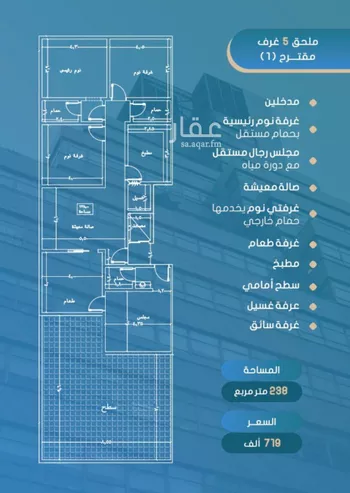 شقة للبيع في شارع أحمد بن خلف, حي الصواري, مدينة جدة, منطقة مكة المكرمة صورة 3