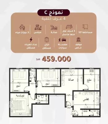 شقة للبيع في شارع ابيض البارقي, حي الصفاء, مدينة جدة, منطقة مكة المكرمة