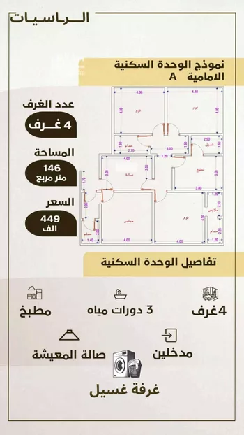 شقة للبيع في شارع أحمد عبد الصمد, حي الواحة, مدينة جدة, منطقة مكة المكرمة صورة 5
