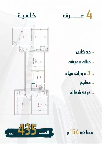 شقة للبيع في حي الواحة, مدينة جدة, منطقة مكة المكرمة