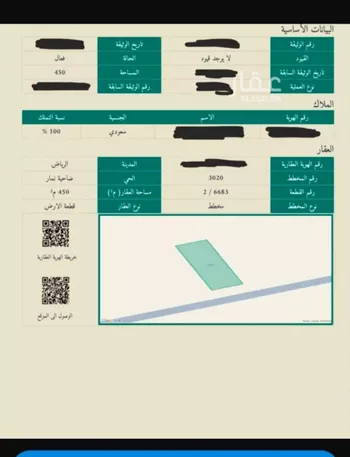 أرض للبيع في حي ضاحية نمار, مدينة الرياض, منطقة الرياض صورة 2