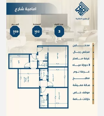 شقة للبيع في شارع ابن الشرف, حي الجامعة, مدينة جدة, منطقة مكة المكرمة صورة 4