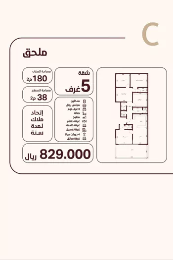شقة للبيع في شارع المغفره, حي الحمراء, مدينة جدة, منطقة مكة المكرمة