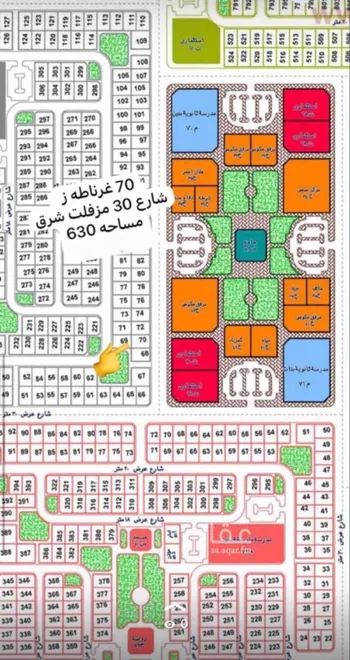 أرض للبيع في حي غرناطة الغربي, مدينة عرعر, منطقة الحدود الشماليه