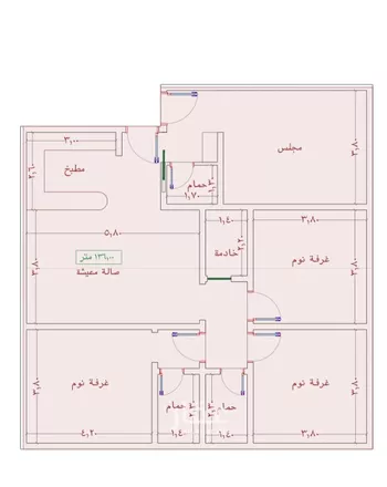 شقة للبيع في شارع السامر, حي الواحة, مدينة جدة, منطقة مكة المكرمة