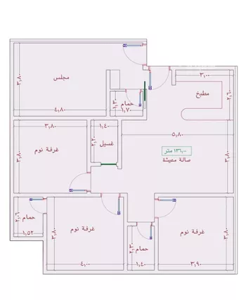 شقة للبيع في شارع السامر, حي الواحة, مدينة جدة, منطقة مكة المكرمة صورة 2