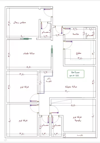 شقة للبيع في شارع التونس, حي النزهة, مدينة جدة, منطقة مكة المكرمة صورة 2
