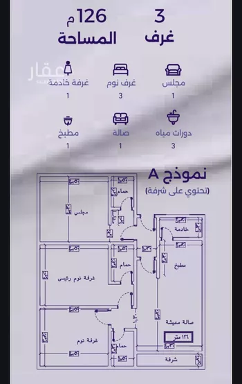 شقة للبيع في شارع عمرو بن واثله, حي الزهراء, مدينة جدة, منطقة مكة المكرمة صورة 4