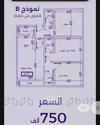 شقة للبيع في شارع عمرو بن واثله, حي الزهراء, مدينة جدة, منطقة مكة المكرمة صورة 3
