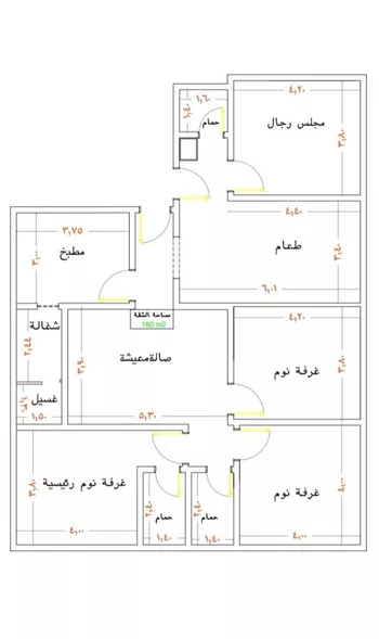 شقة للبيع في شارع نبهان الثمار, حي النزهة, مدينة جدة, منطقة مكة المكرمة صورة 4