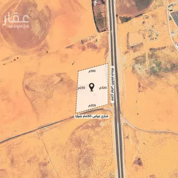 أرض للبيع في شارع طريق الدرعية, مدينة الغماس, منطقة القصيم