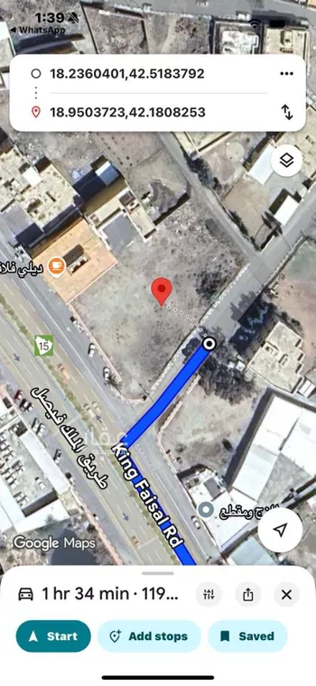 أرض للبيع في شارع حسان بن ثابت, حي الشلال, مدينة تنومة, منطقة عسير صورة 3