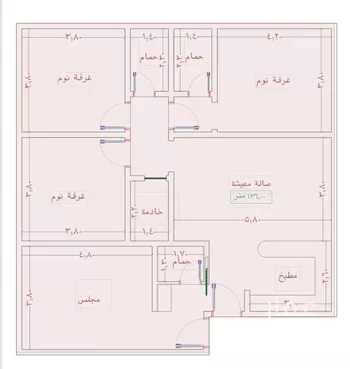 شقة للبيع في شارع السامر, حي الواحة, مدينة جدة, منطقة مكة المكرمة