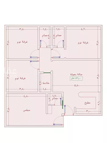شقة للبيع في شارع السامر, حي الواحة, مدينة جدة, منطقة مكة المكرمة