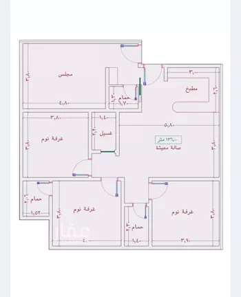 شقة للبيع في شارع السامر, حي الواحة, مدينة جدة, منطقة مكة المكرمة