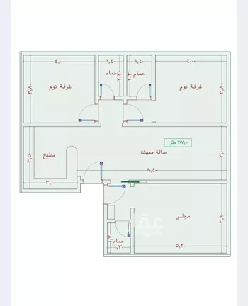 شقة للبيع في شارع السامر, حي الواحة, مدينة جدة, منطقة مكة المكرمة