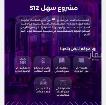 شقة للبيع في شارع ابو سبره الجعفي, حي الزهراء, مدينة جدة, منطقة مكة المكرمة صورة 5