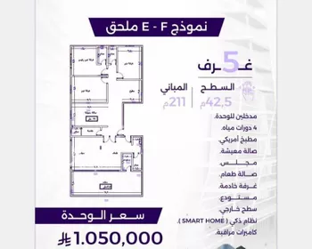 شقة للبيع في شارع ابو سبره الجعفي, حي الزهراء, مدينة جدة, منطقة مكة المكرمة