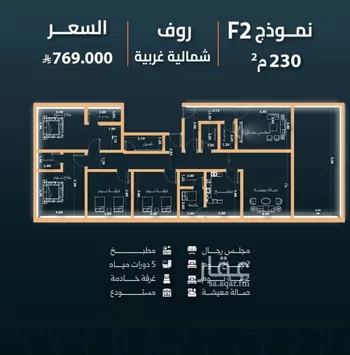 شقة للبيع في شارع نشطون, حي النزهة, مدينة جدة, منطقة مكة المكرمة