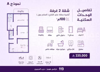 شقة للبيع في شارع احمد بن عيسى الرومي, حي الفيحاء, مدينة جدة, منطقة مكة المكرمة