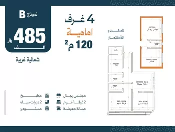 شقة للبيع في شارع الاعظمي, حي الصفاء, مدينة جدة, منطقة مكة المكرمة