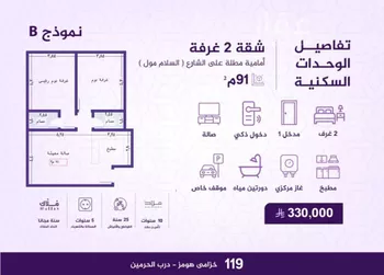 شقة للبيع في شارع احمد بن عيسى الرومي, حي الفيحاء, مدينة جدة, منطقة مكة المكرمة صورة 3