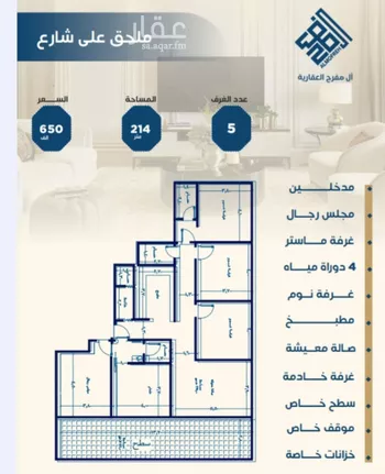 شقة للبيع في شارع ابن الشرف, حي الجامعة, مدينة جدة, منطقة مكة المكرمة