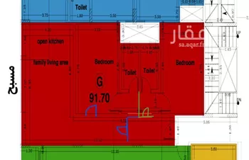 شقة للبيع في شارع شارع الزجاج, حي البحر, مدينة الخبر, المنطقة الشرقية