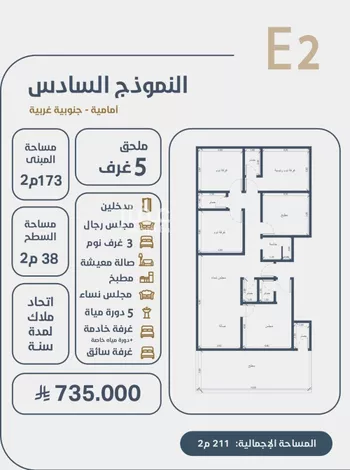 شقة للبيع في شارع ابو كبشه الانصاري, حي النعيم, مدينة جدة, منطقة مكة المكرمة صورة 3