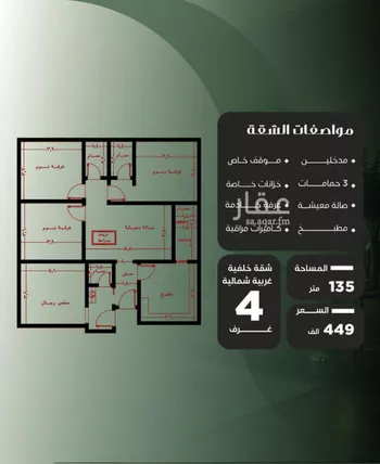 شقة للبيع في شارع عزيز بن عمير, حي النزهة, مدينة جدة, منطقة مكة المكرمة صورة 2