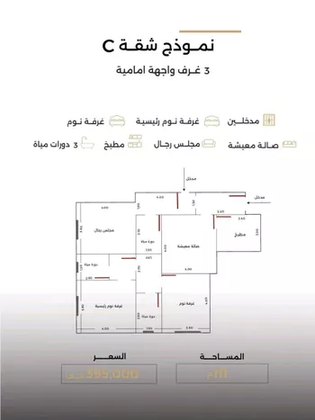 شقة للبيع في شارع أحمد بن طلحه, حي الصفاء, مدينة جدة, منطقة مكة المكرمة صورة 2