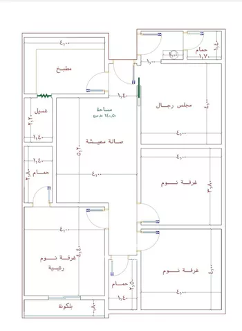 شقة للبيع في شارع الامير عبدالمجيد, حي الصواري, مدينة جدة, منطقة مكة المكرمة صورة 3